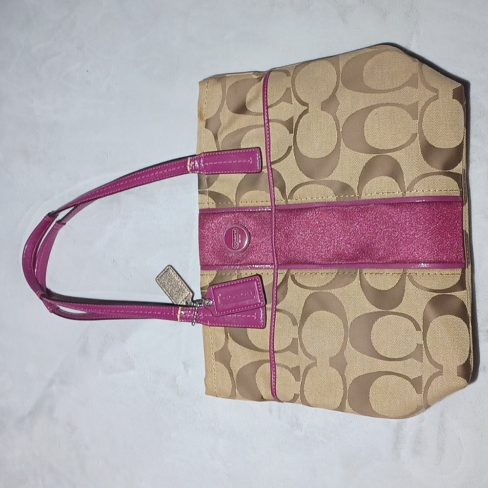 Coach Hand Bag (ONE STRAP DAMAGED)